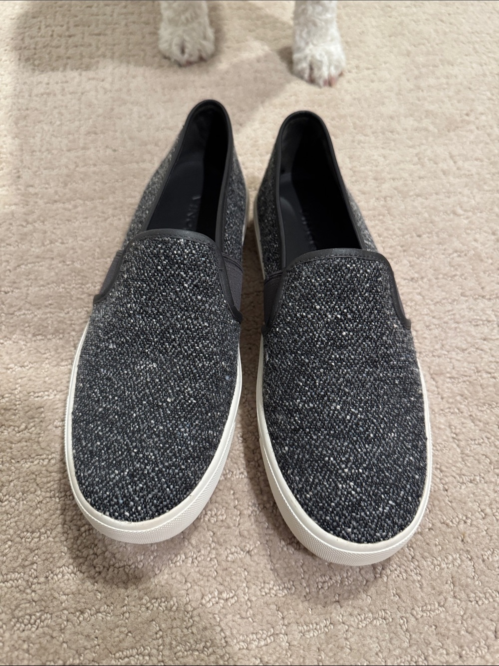 Women’s Slip-On Casual Sneakers in Charcoal Gray
